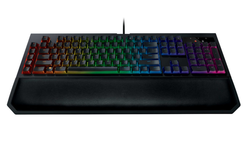 Razer BlackWidow Chroma with Wrist Rest Front